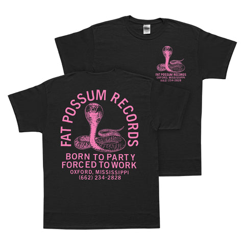 Black & Pink "Born To Party" Shirt