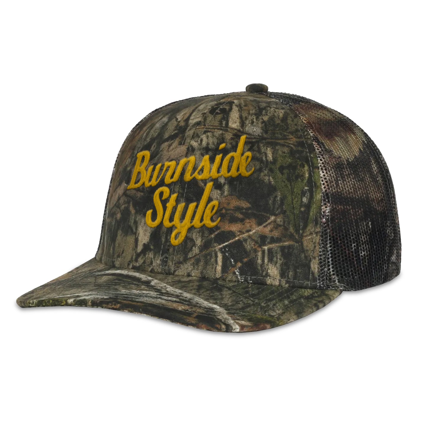 Camo Burnside Style Hat