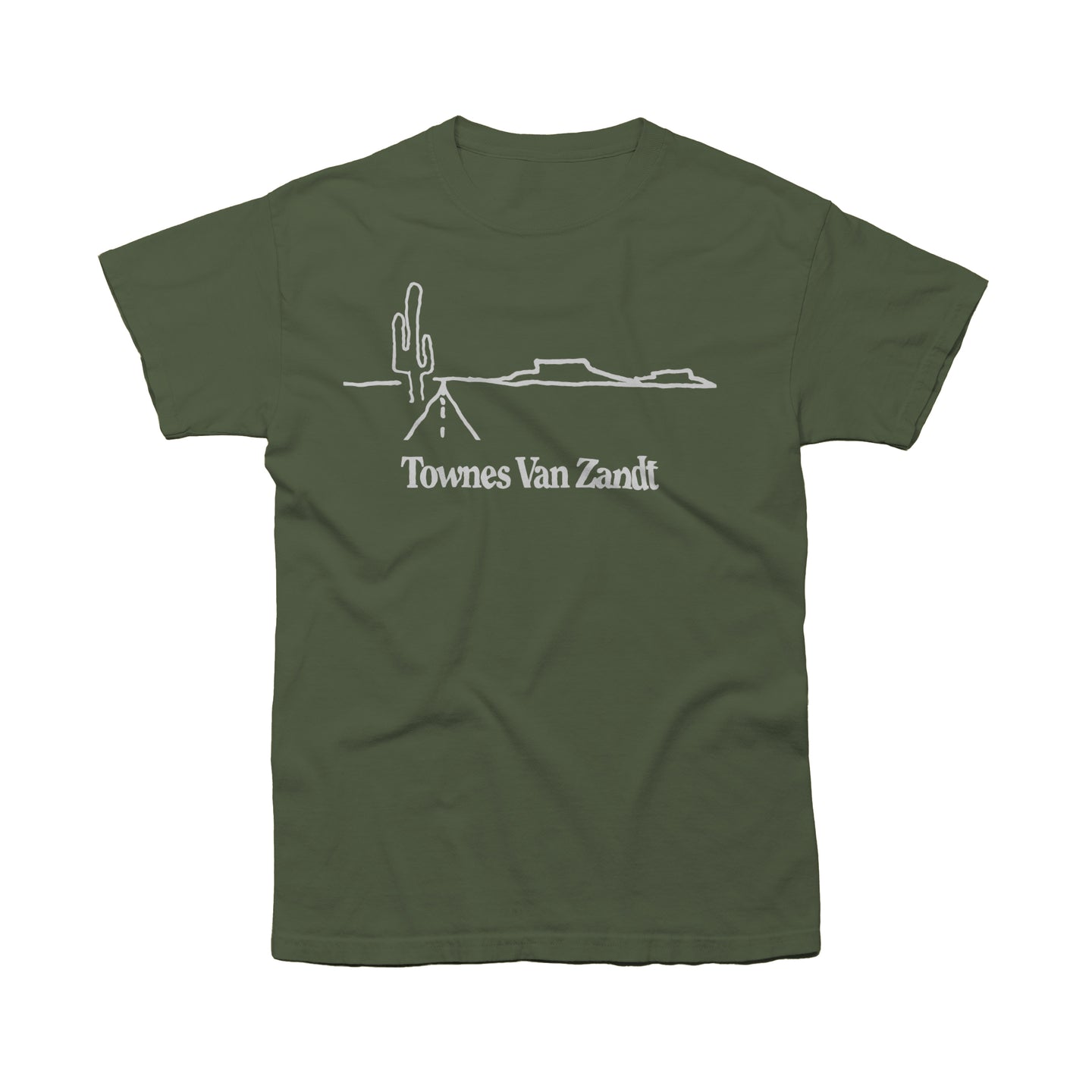 Townes Van Zandt Cactus | T-Shirt