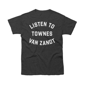 Fat Possum - Listen To Townes Van Zandt T Shirt Vinyl & Merch | Fat Possum Records